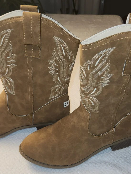 Unbranded Women's Suede Cowboy Boots Size 11 - Picture 2 of 11